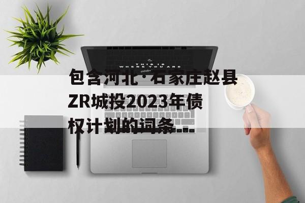 包含河北·石家庄赵县ZR城投2023年债权计划的词条