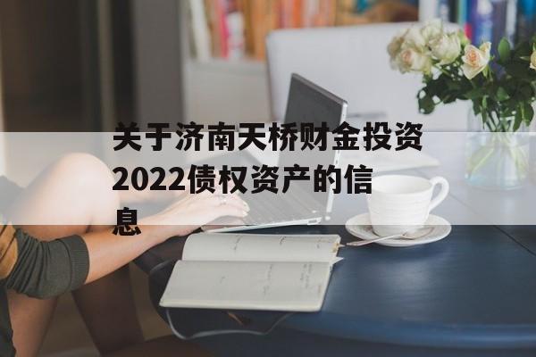 关于济南天桥财金投资2022债权资产的信息