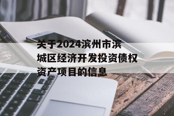 关于2024滨州市滨城区经济开发投资债权资产项目的信息